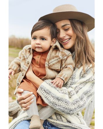 Baby Plaid Shacket, 